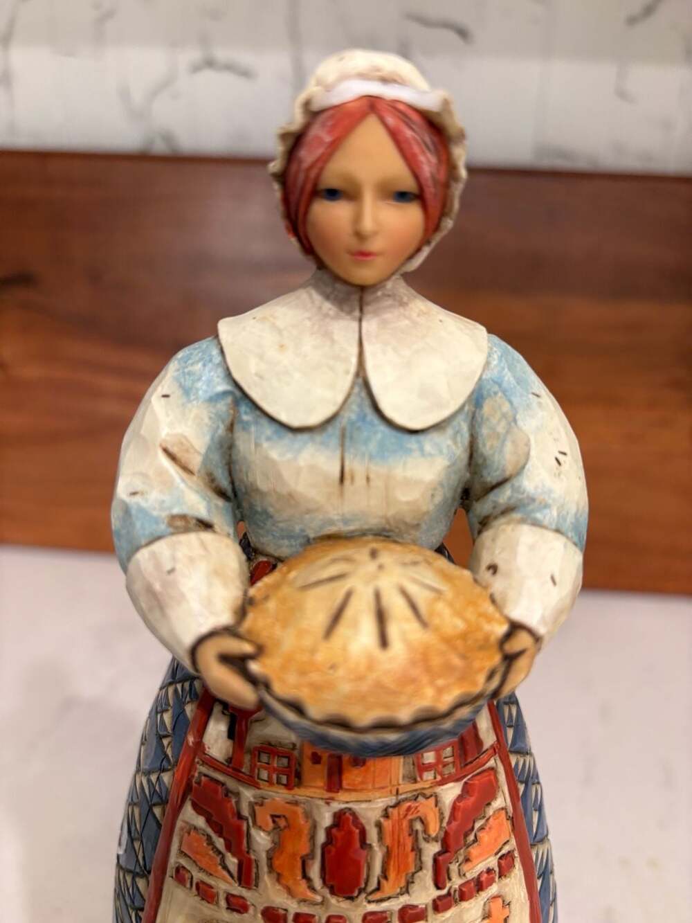 Jim Shore Heartwood Creek 2004 Give Thanks Thanksgiving Pilgrim Woman Figurine - Picture 11 of 13